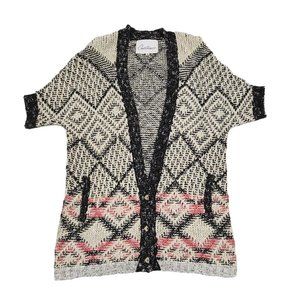 Carol Anderson by Invitation Sweater Womens Small S Short Sleeve Multicolor